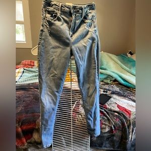 Abercrombie and Fitch super skinny ankle high rise jeans